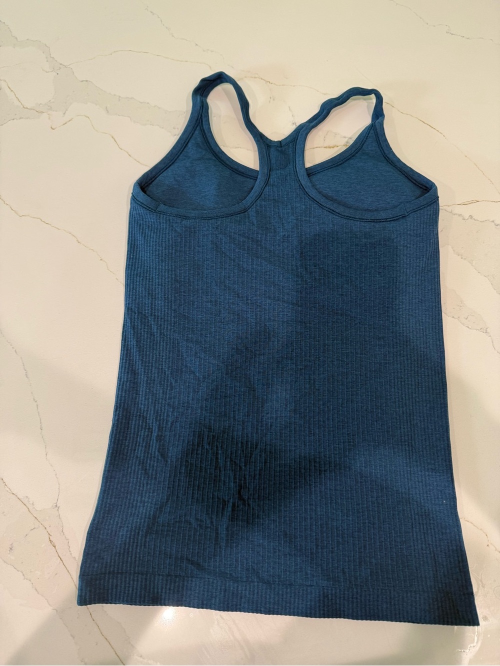 Women's lululemon Ribbed Racerback Tank Top Blue - Picture 2 of 3